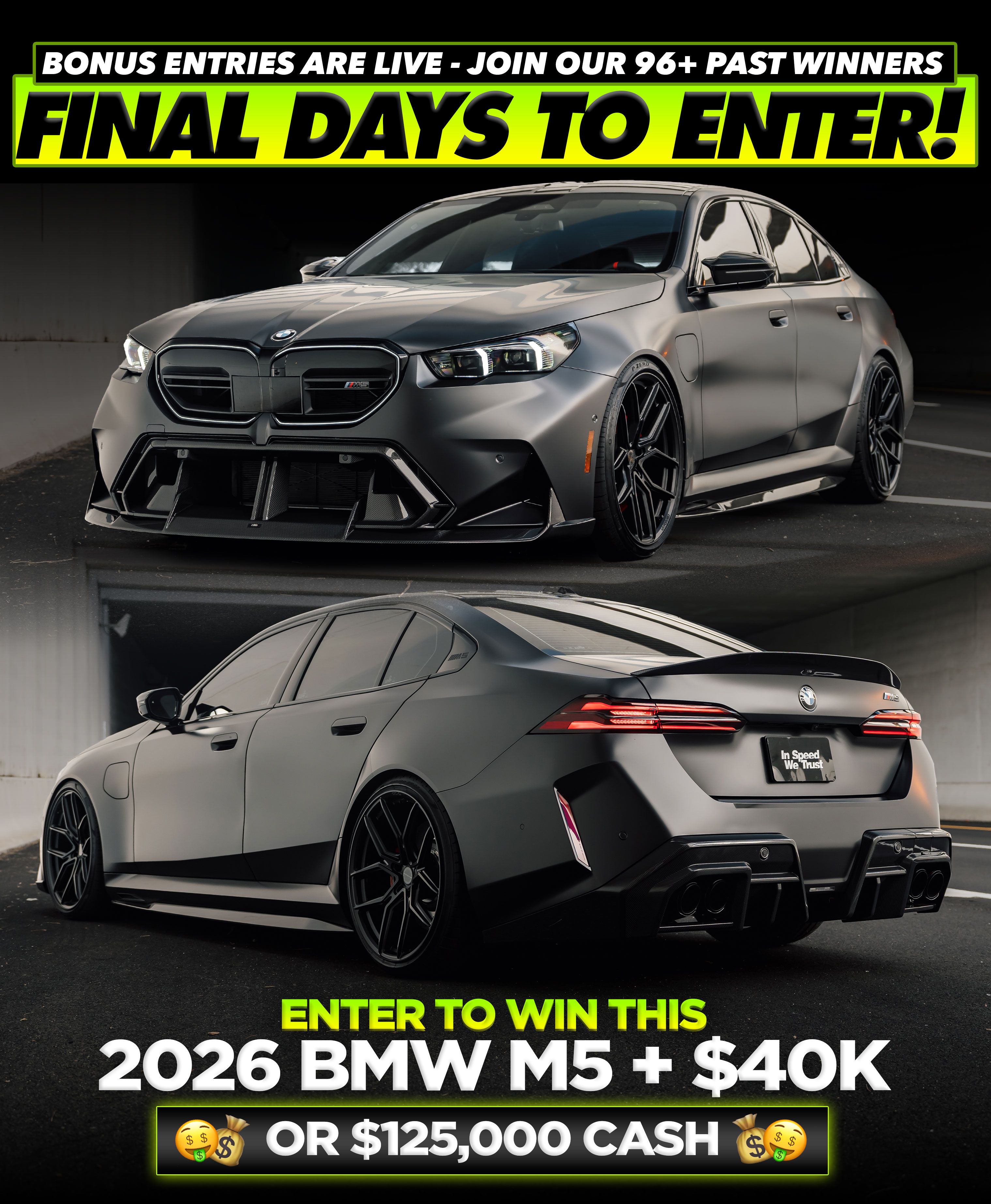 Tuner Cult giveaway promotional slider