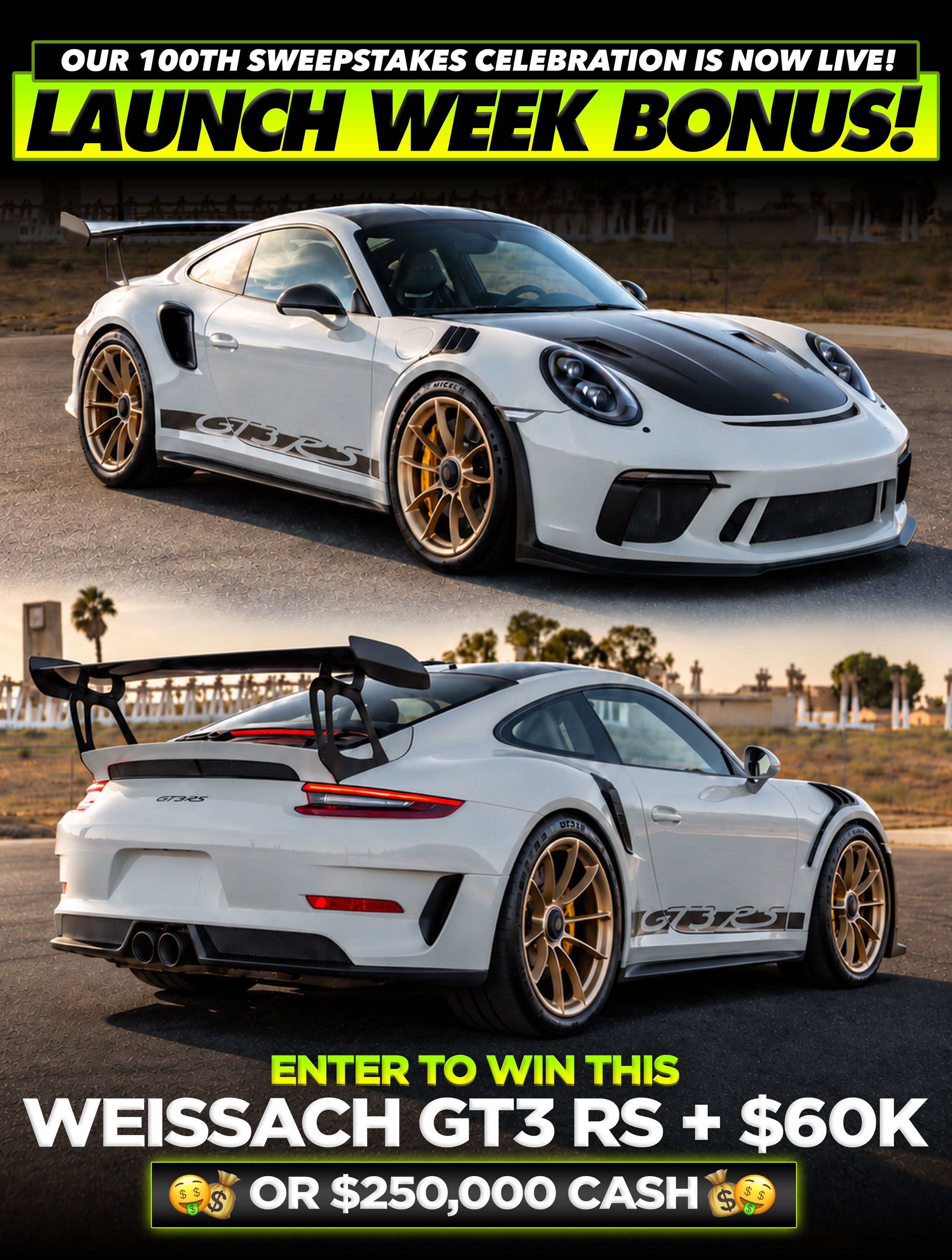 Tuner Cult giveaway promotional slider