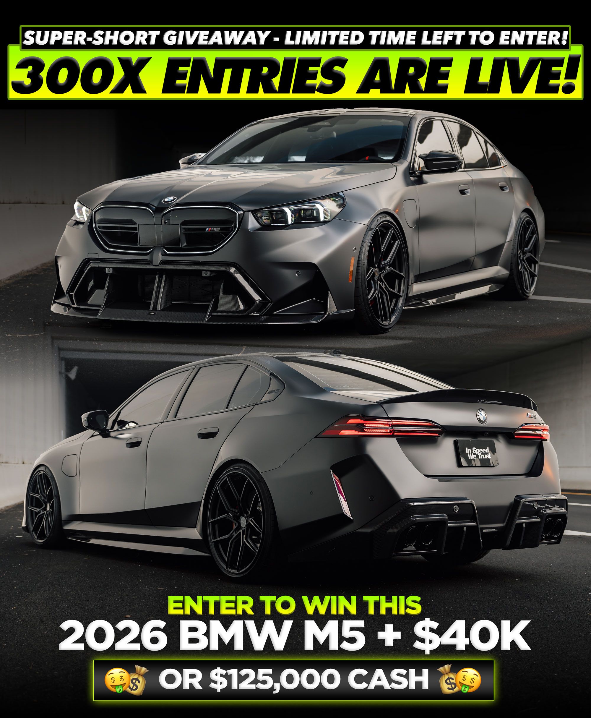 Tuner Cult giveaway promotional slider