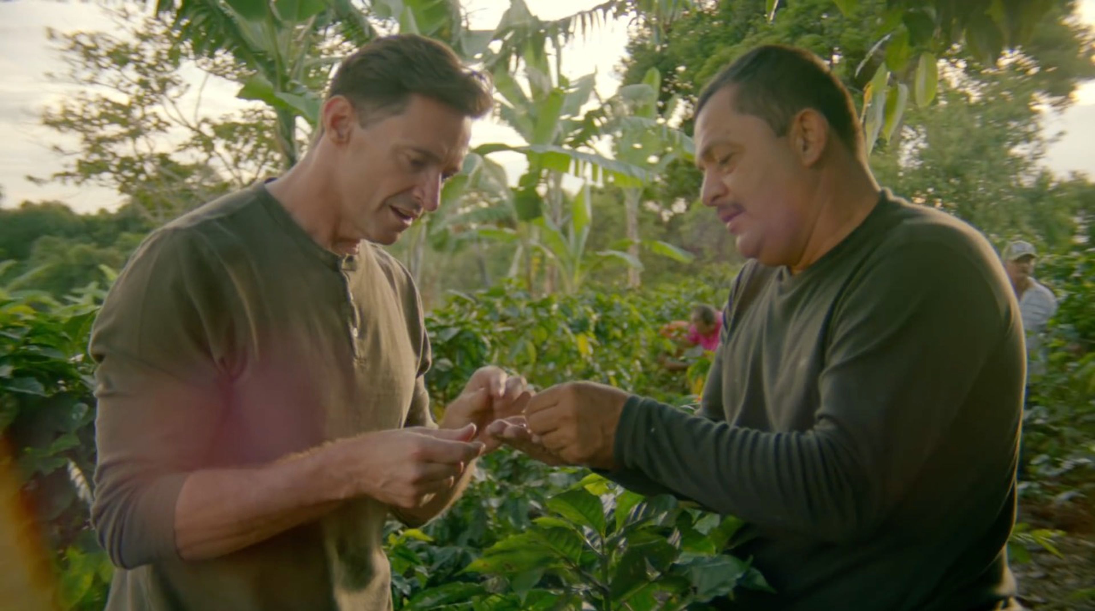 Still from Make Every Cup Count for Laughing Man Coffee