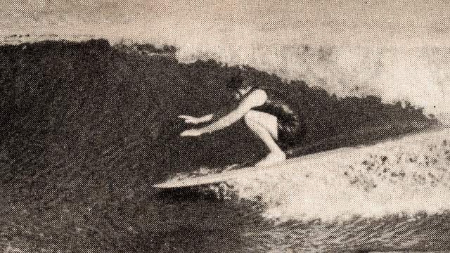 Surfer in short john, 1965