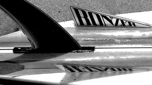 Bing Surfboards version of the bonzer, mid-1970s.