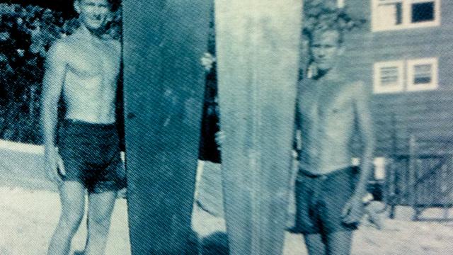 Dickie Cross (right), 1943