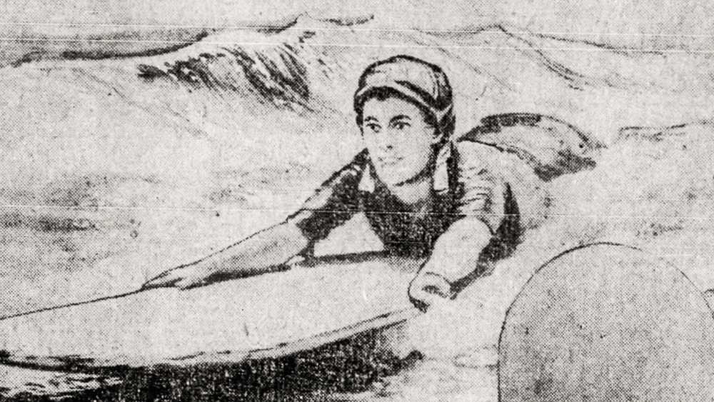 surfing in venice beach, 1911