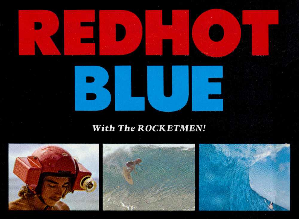 handbill for surf movie Red Hot Blue