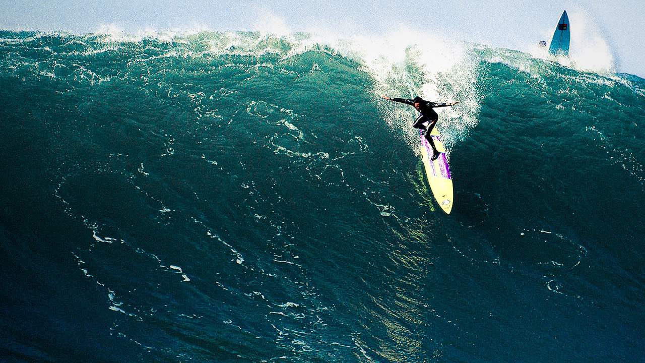 Mark Foo's last wave. Photo: Doug Acton 