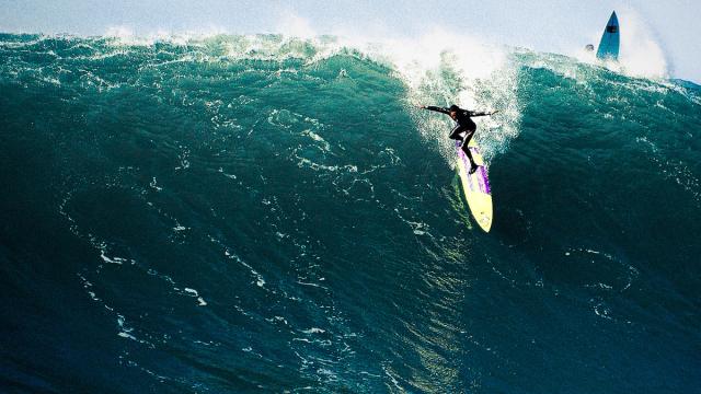 Mark Foo's last wave. Photo: Doug Acton