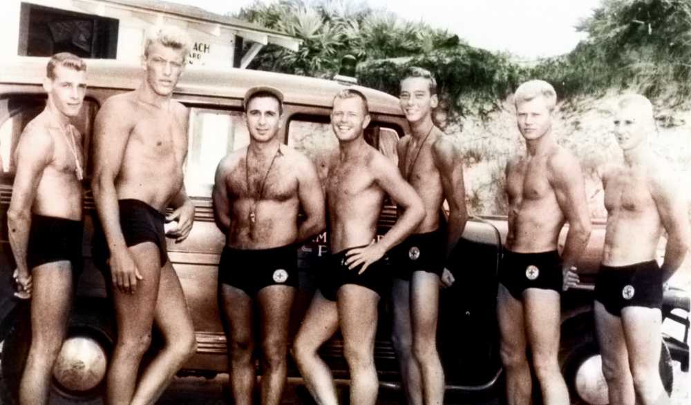 Ted Cassidy, aka Lurch, as a Ormond Beach lifeguard in the 1950s