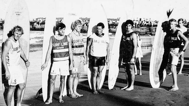 1969 Durban 500 finalists; winner Gavin Rudolph on far right