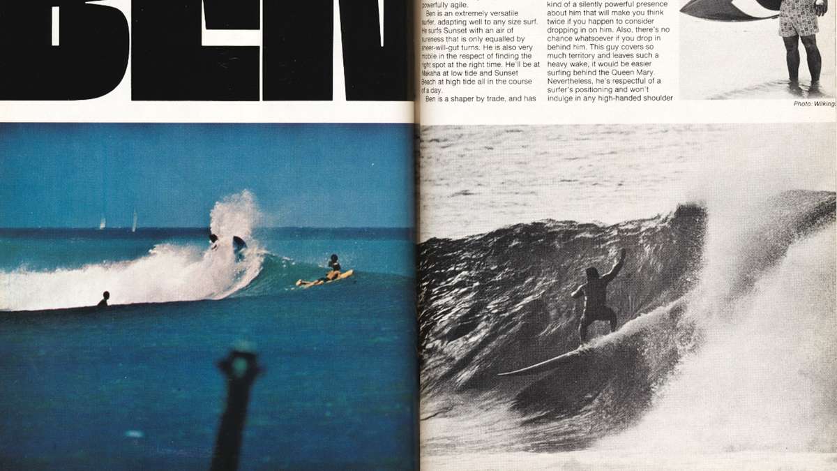 Ben Ripa “BEN” – BEN AIPA PROFILE BY BILL HAMILTON AND GERRY LOPEZ (1972 ...