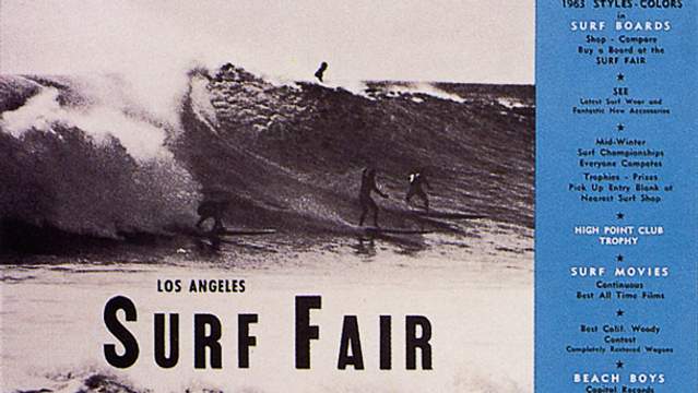 1962 Los Angeles Surf Fair poster