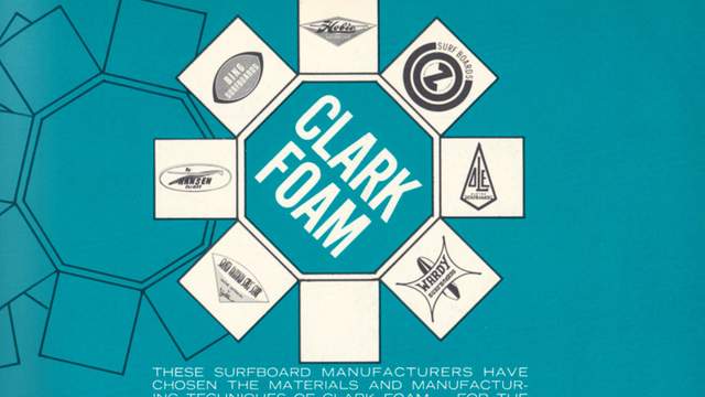 1963 Clark Foam ad