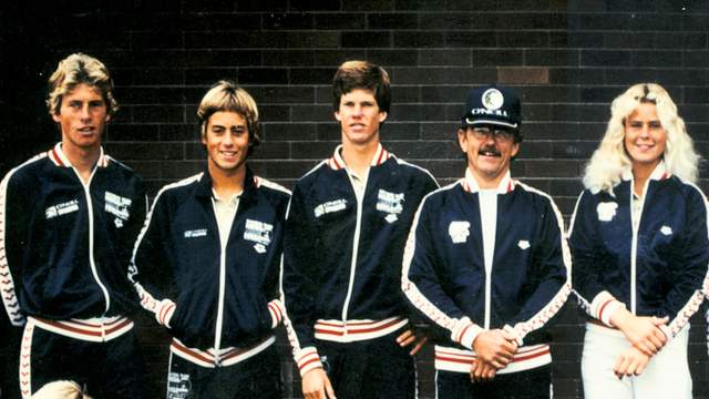 Mike Parsons, top row center, 1982 NSSA National Team