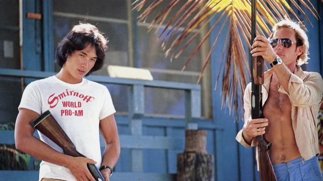 Leonard Brady (left) and Bernie Baker, mid-'70s