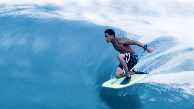 Drop-knee bodyboarding