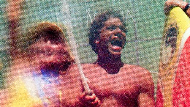 Dane Kealoha, 1980s Stubbies winner, Burleigh Heads. Photo: Peter Crawford