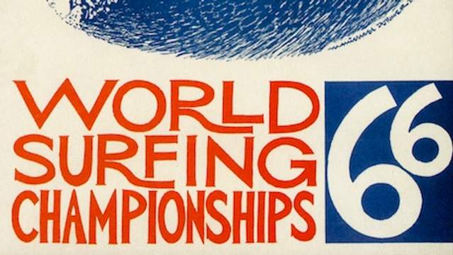 1966 World Surfing Championships poster