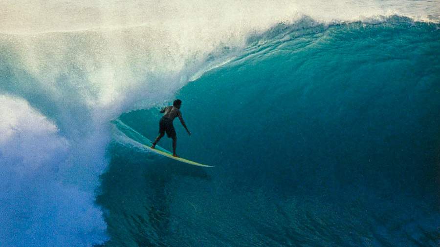 Balinase surfer Made Kasim. Photo: Jason Childes 