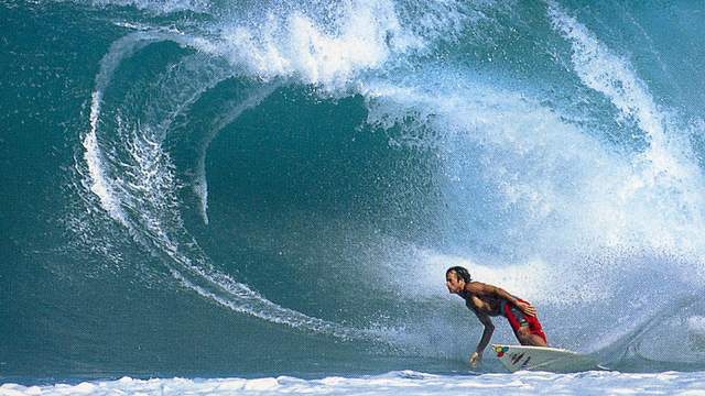 S-turn at Backdoor by Tom Curren, mid 1990s. Photo: Sylvain Cazanave