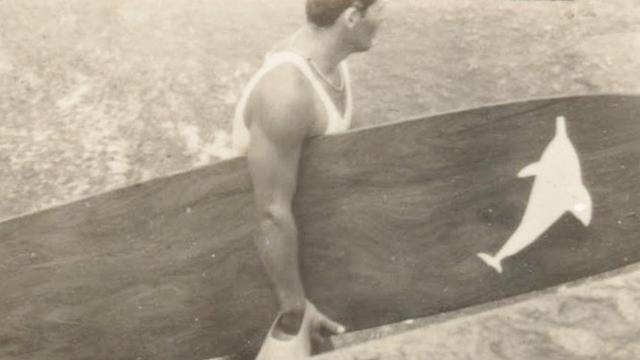 Madeirite surfboard, 1963. Photo: Tito Rosemberg