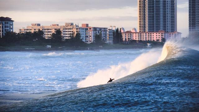 Pete Mendia, Hurricane Sandy, Palm Beach, 2012. Photo: Tony Arruza