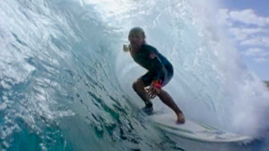 australian surfer michael "munga" barry