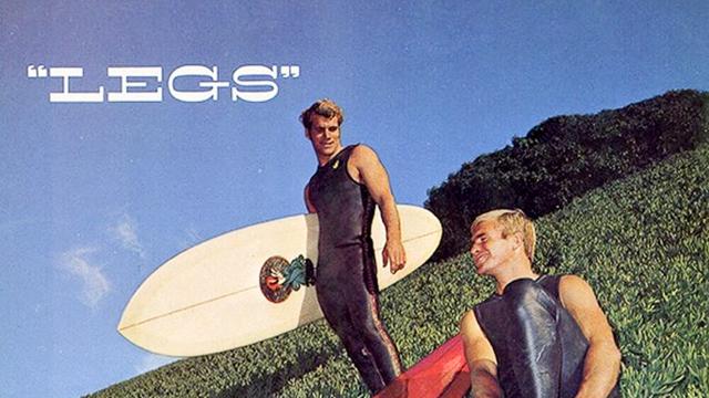 1968 Dive N' Surf / Body Glove ad featuring Mark Martinson and Keith Paull