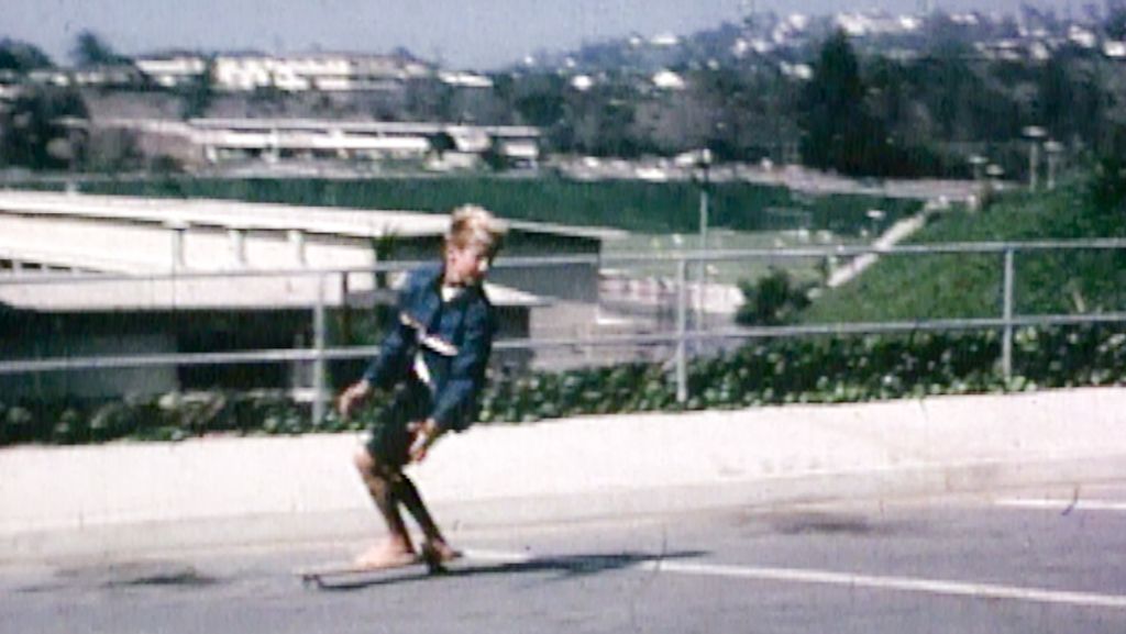 skateboarding at Palisades High School in 1965