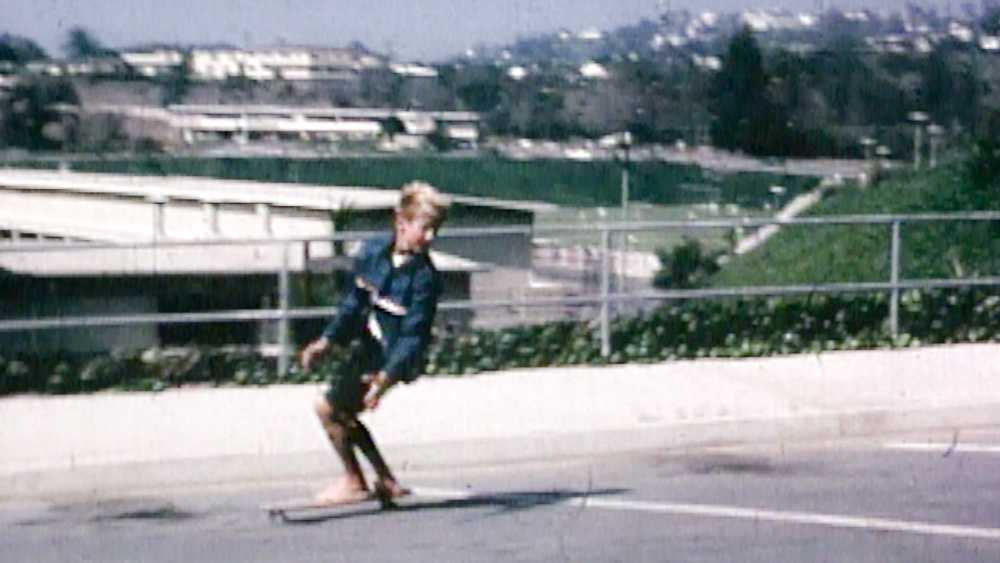 skateboarding at Palisades High School in 1965