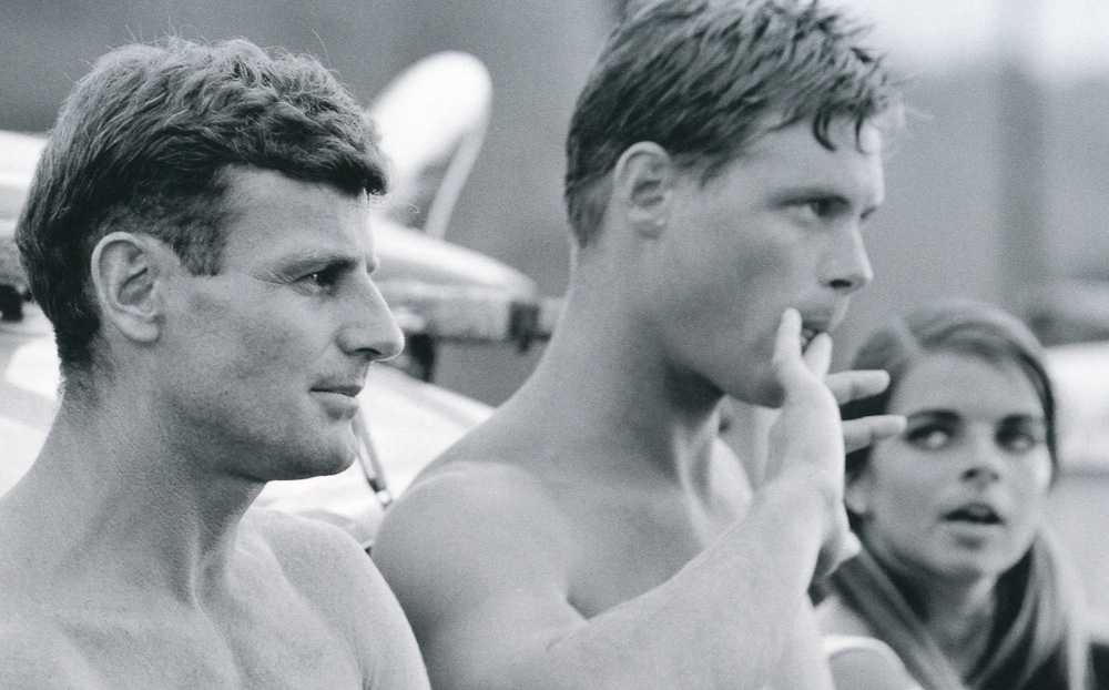 fred van dyke and paul gebaur, big-wave surfers
