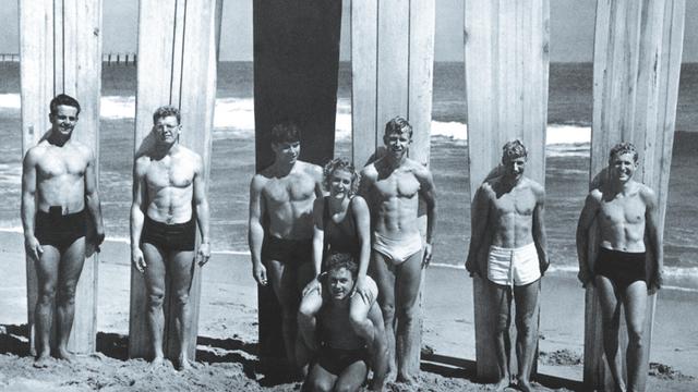 LeRoy Grannis (right), Hermosa Beach. Photo: Doc Ball