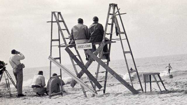Judges stand at a 1965 USSA contest. Photo: Ron Church