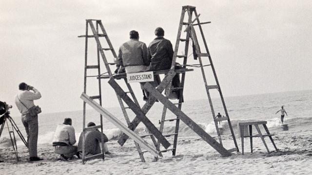 Judges stand at a 1965 USSA contest. Photo: Ron Church