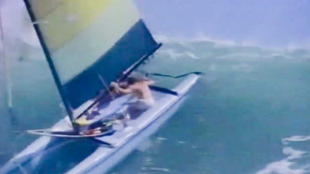 ala moana, 1974, big wave