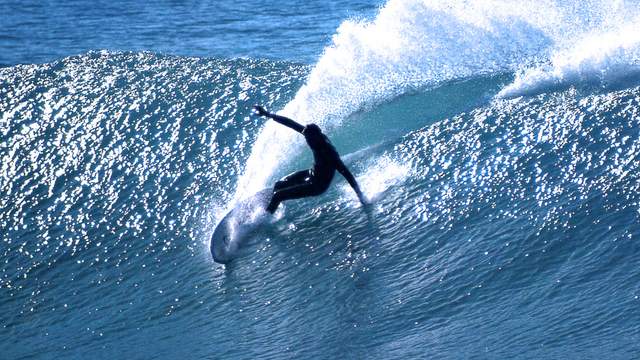 Shaun Tomson, Jeffreys Bay. Photo: Art Brewer