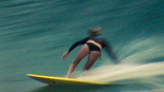 Steph Gilmore on single-fin, Greenmount, 2012. Photo: Andrew Kidman