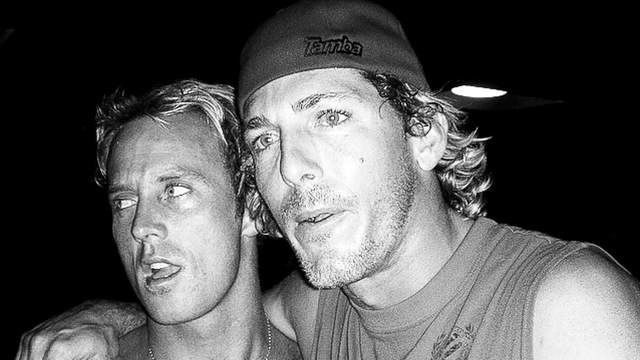 Andy Irons (right) and Nathan Hedge, Fiji, 2006