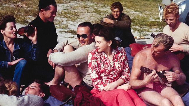 Whitey Harrison, lower right, San Onofre, 1939