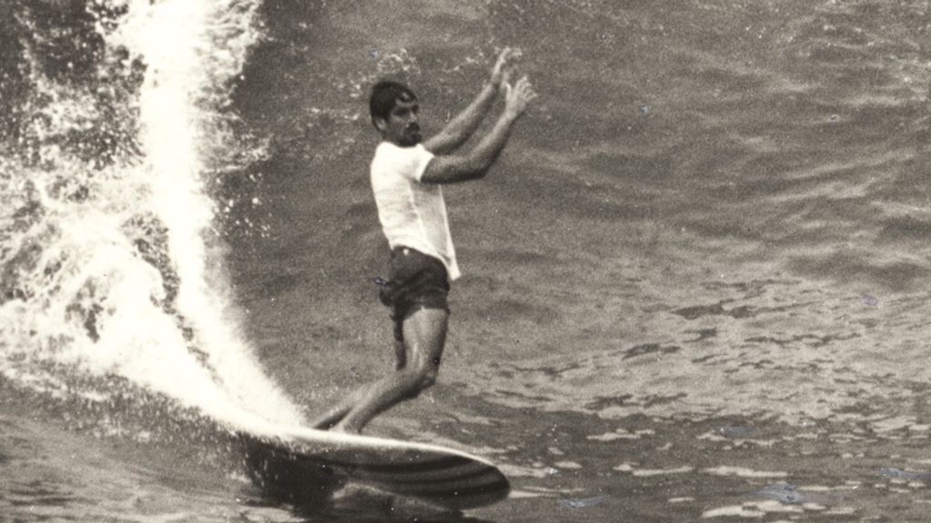 Peruvian surfer Hector Velarde