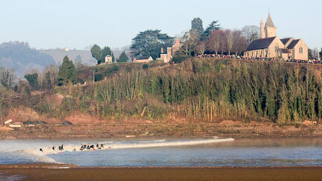 Severn Bore, 2010. Photo: Papa Piper