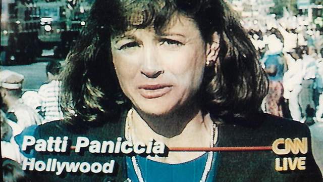 Patti Paniccia, reporting for CNN, mid 1980s