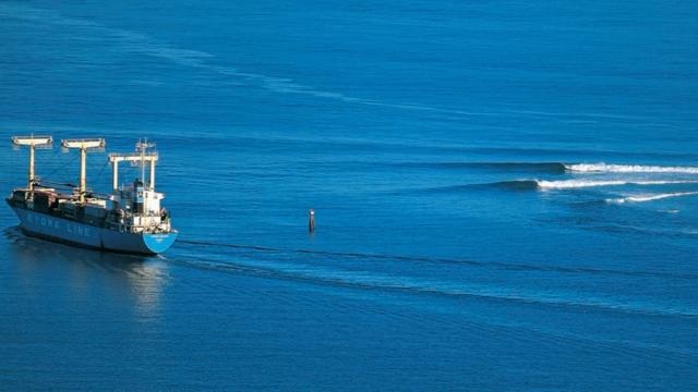 Main Pass in Pohnpei of the Caroline Islands in the 2000s.