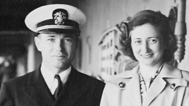 John and Evelyn Ball, during World War II