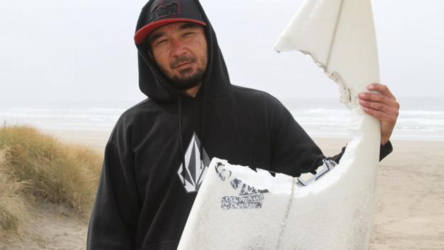 Oregon surfer Bobby Gumm, 2011. Photo: Michelle Harris