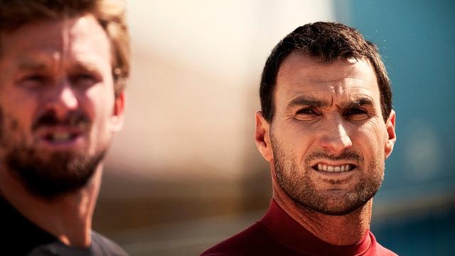 Joel Parkinson (right) and Kieren Perrow