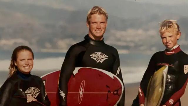 Slater siblings (L to R): Mady, Evan, Dylan, around 1994