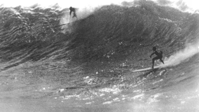 Hobie Alter, right, Makaha, 1954