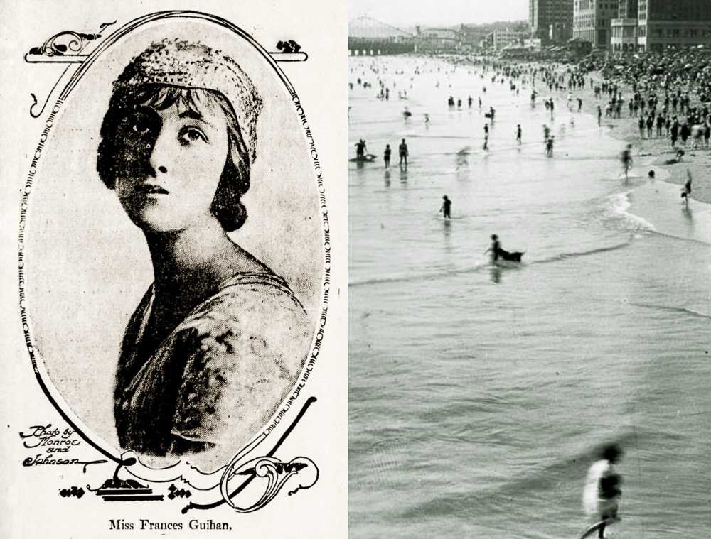 venice beach surfer, 1911