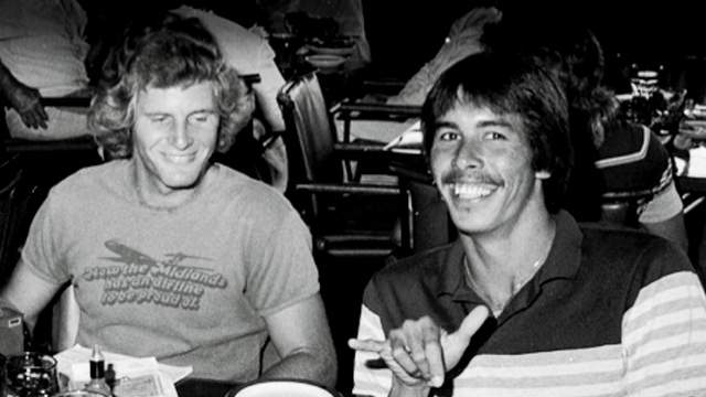 Mark Liddell (right) and Chris Carter, 1981