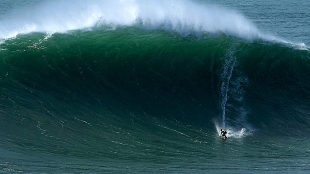 Garrett McNamara, Nazare. Photo: Miguel Costa